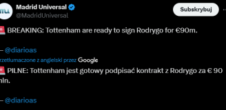 Będzie oferta 90 MLN EURO za gwiazdę Realu Madryt od...
